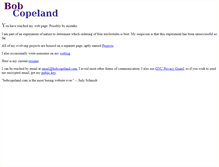 Tablet Screenshot of bobcopeland.com